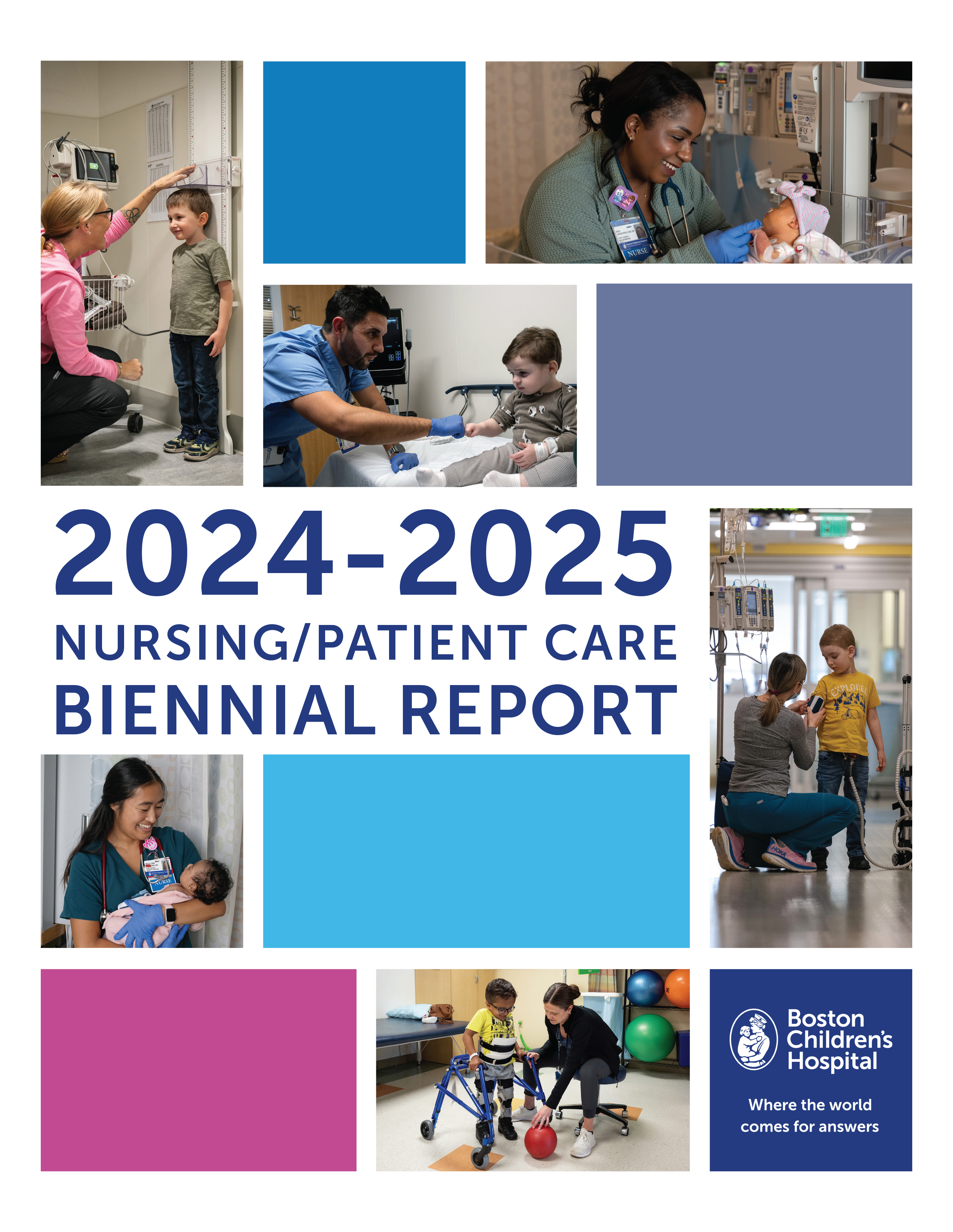 Cover: Nursing/patient care biennial report 2024-2025