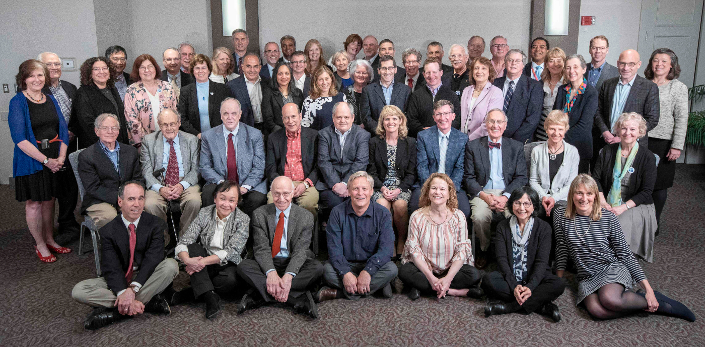 Boston Children's Alumni Association members pose for a photo