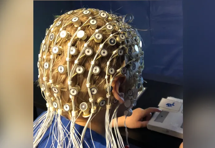 Child undergoes EEG
