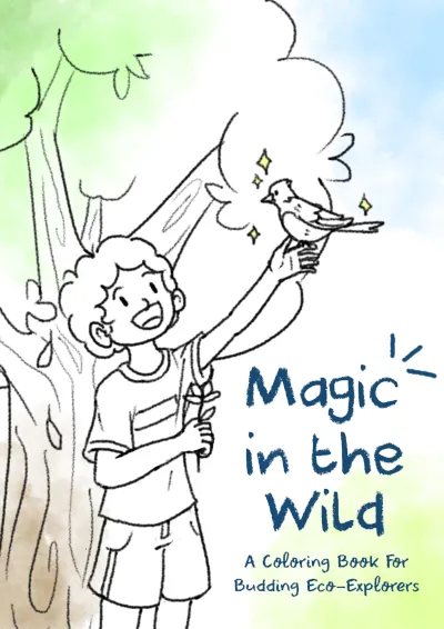 Cover: Magic in the Wild coloring book