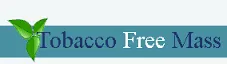 Logo: Tobacco Free Mass (TFM), with tobacco leaf