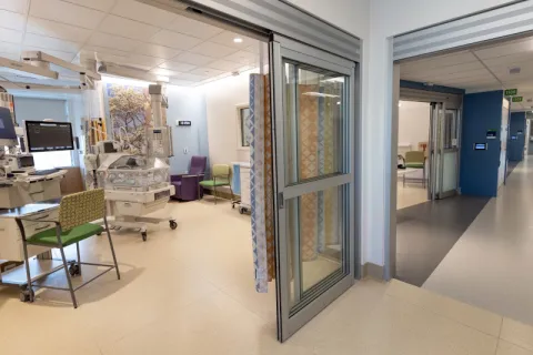A look inside a treatment room at the NICU
